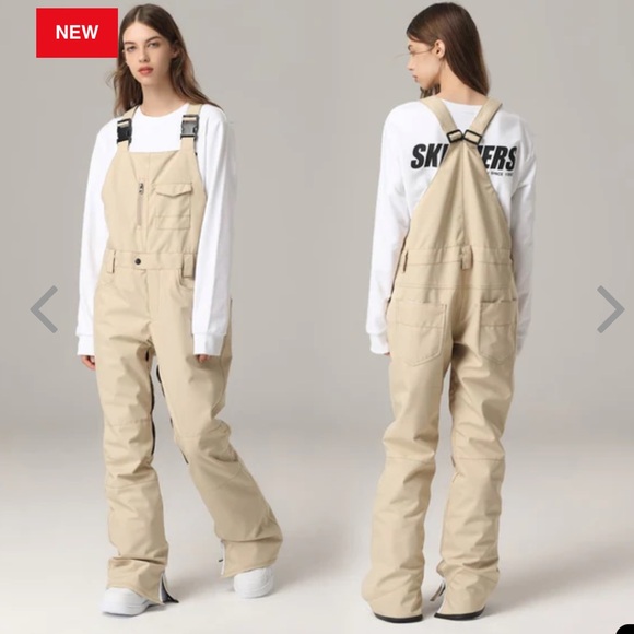 Searipe Mountain Terry Snow Ski Snowboard Bib Pants Waterproof Overalls - Picture 1 of 4